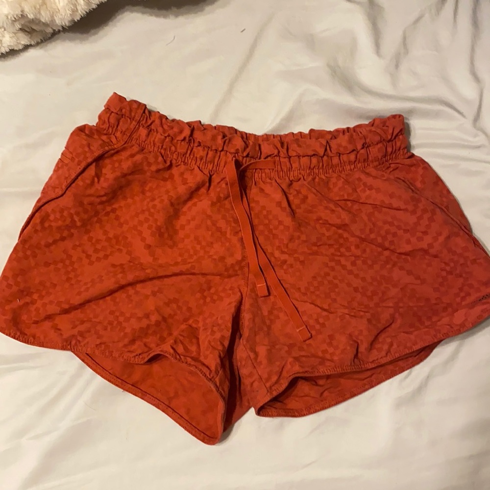 Red North Face athletic shorts!